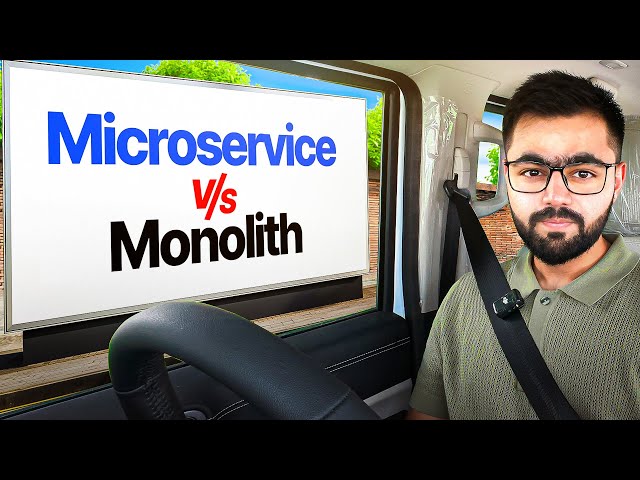 Microservices vs Monolithic Architecture - Drive with me