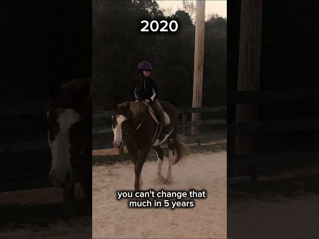 2020 vs 2025! #equestrianjourney #horseriding #hunterjumper #equestrian #progress