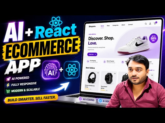 Build an AI + React Ecommerce App in 60 Minutes 🚀 (Full Project)