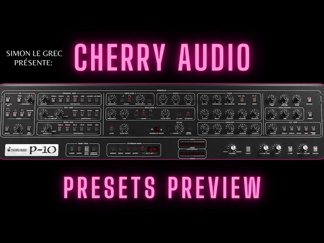 Cherry Audio P10 - Presets Preview (No Talking)