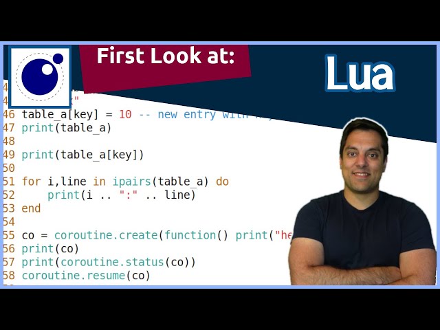 Lua - First Impression [Programming Languages Episode 22]
