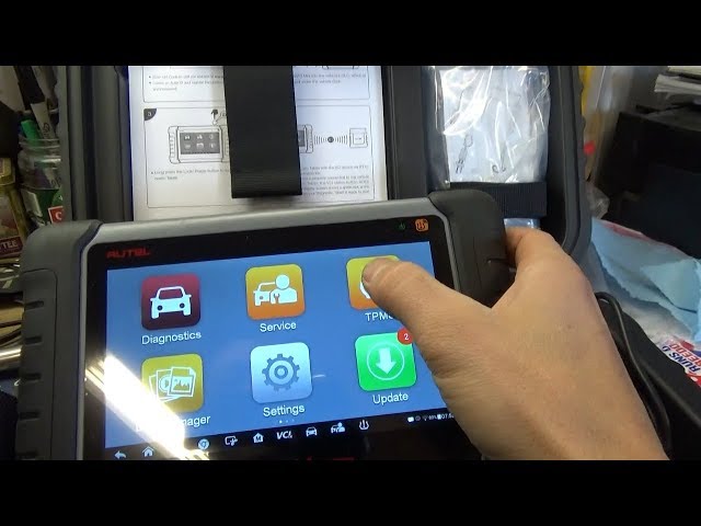 TPMS Autel MaxiCOM MK808TS Demo & Review