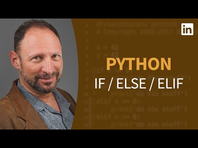 Python Tutorial - CONDITIONALS: if, else, elif