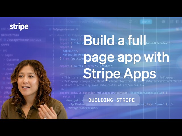 Create a custom dashboard page inside Stripe