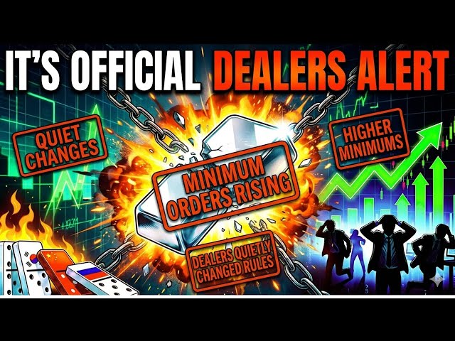 🚨 THEY JUST LOCKED YOU OUT: Silver Dealers Quietly DOUBLE Minimums (This Changes Everything)