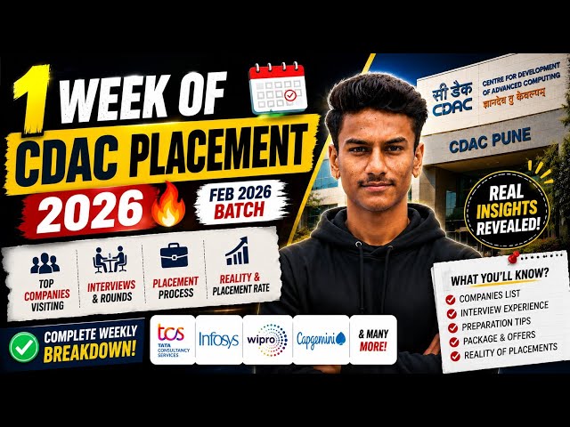 1 Week of CDAC Placement 2026 🔥 | Feb 2026 Batch | Companies, Interviews & Reality
