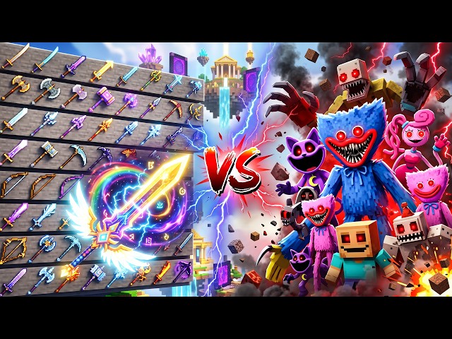 All Legendary Harmony Weapons TACZ VS Poppy Playtime Bosses!