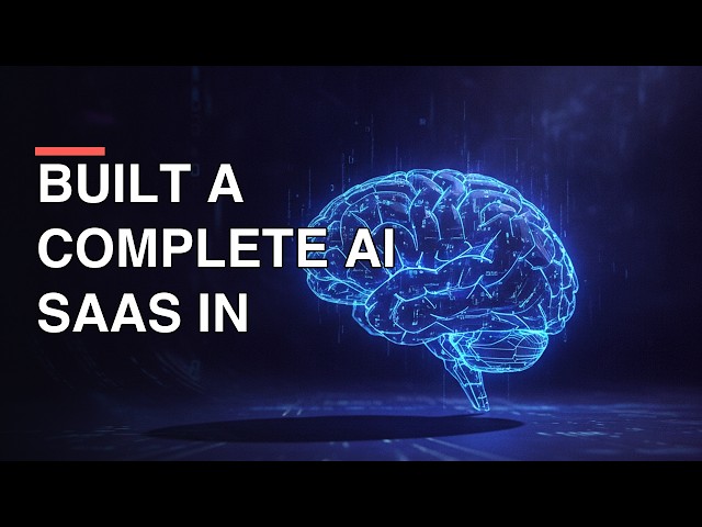 i built a complete ai saas in 30 days here s everything i learned