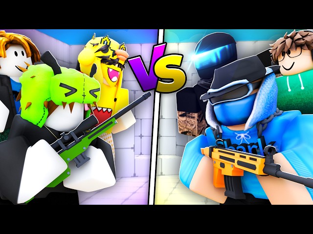 YOUNGEST PRO CLAN vs YOUTUBER CLAN in Roblox Rivals!
