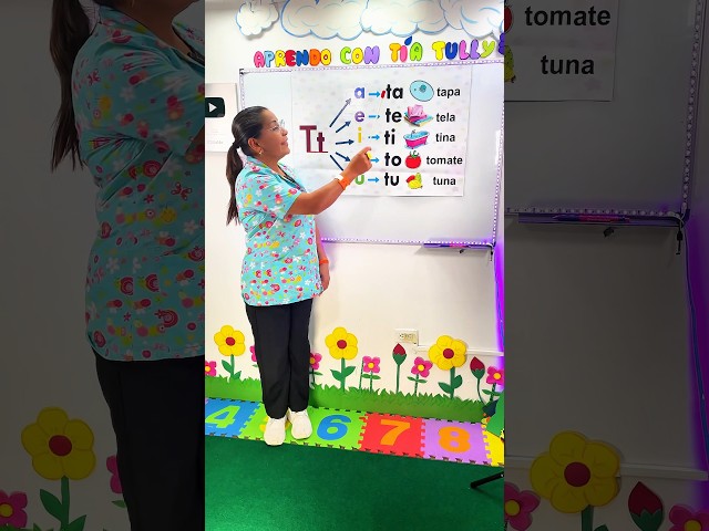 Ta, te, ti, to, tu... 🎵 ¡Repite conmigo y juguemos juntos a crear palabras mágicas! 🪄✨ #infantil