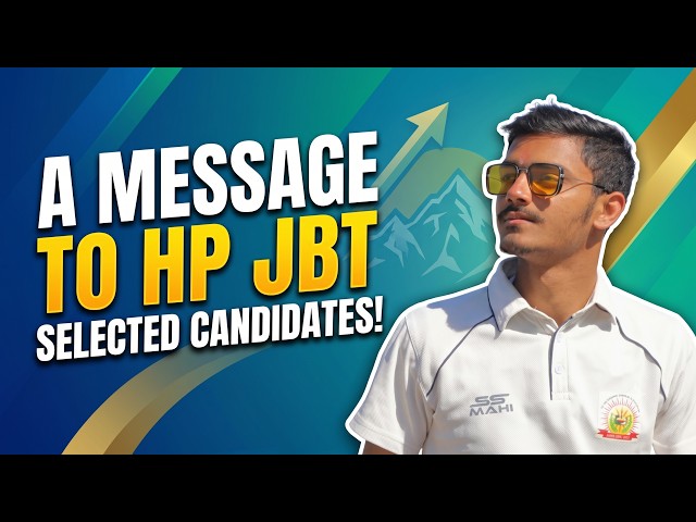 A message to HP JBT & CBSE JBT selected candidates on Teacher's Day🙏 | My viewpoint | Deva Sir HP