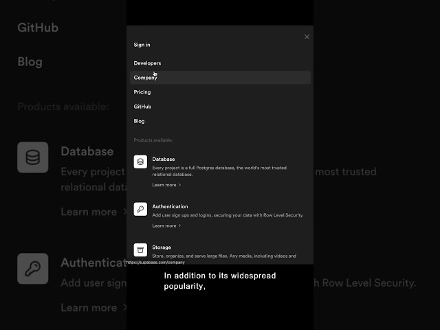[Shorts for Devs] Supabase