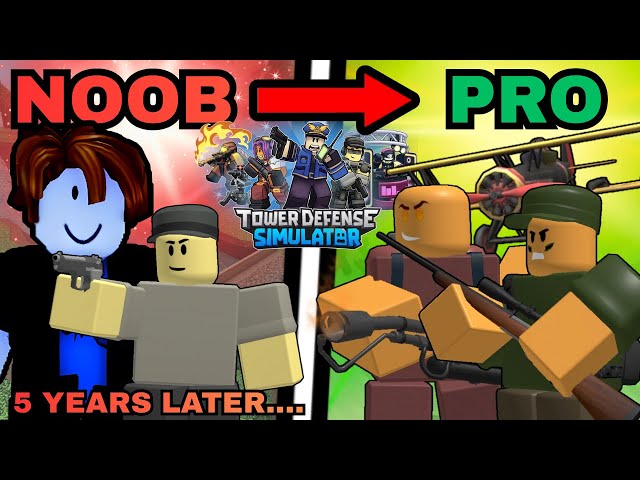 I Haven't Played Tower Defense Simulator In 5 YEARS So I Went NOOB TO PRO (Part One)
