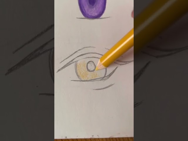 My First Time Trying ✨Prismacolor✨ Colored Pencils | #shorts #drawing #prismacolor
