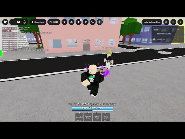 Gojo Moveset Jujutsu shenanigans made by me (code in comments and description)