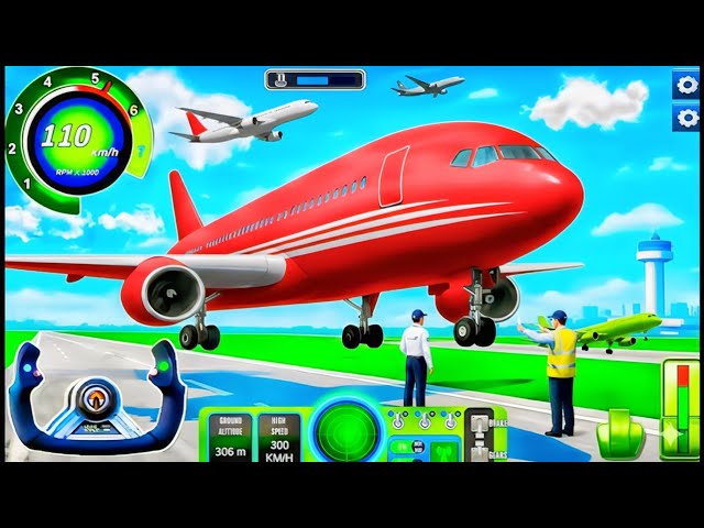 Flight Airplane City Pilot Simulator - Plane Boeing Emergency Landing - Android Gameplay