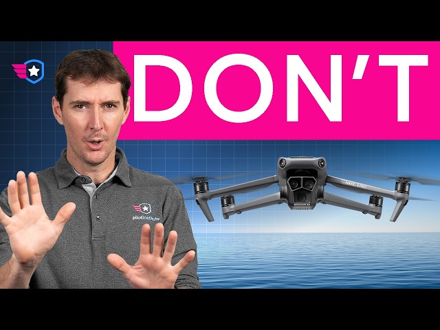 How To Fly Your Drone Over Water (Safely)