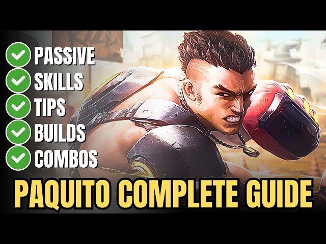 Paquito Mobile Legends Tutorial – Passive, Skills, Combos & Tips Explained