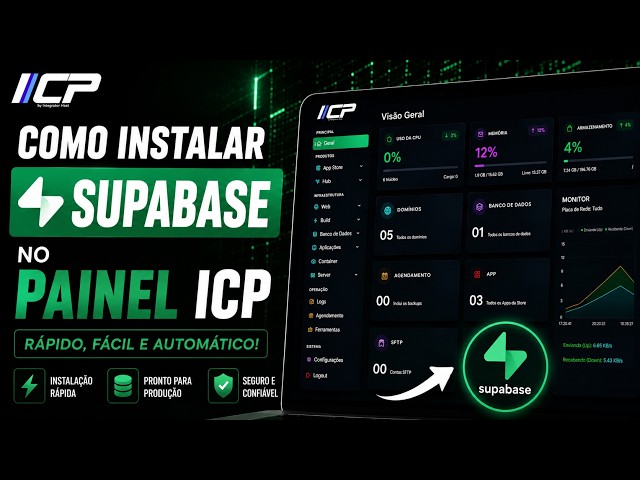 Instalação do Supabase no painel ICP em minutos!