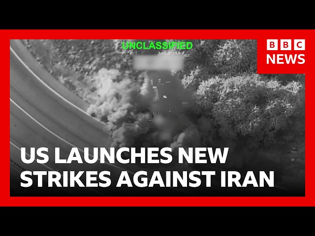 US launches new strikes as Iran says civilian infrastructure hit | BBC News