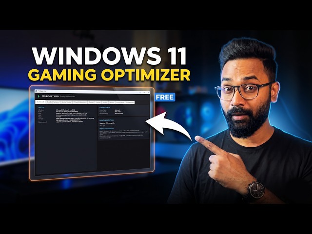 Windows 11 Gaming Optimizer: Boost Performance in One Click (FREE)