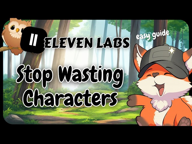 ElevenLabs Text to Speech Tutorial 2026 — Stop Wasting Characters on Bad Settings