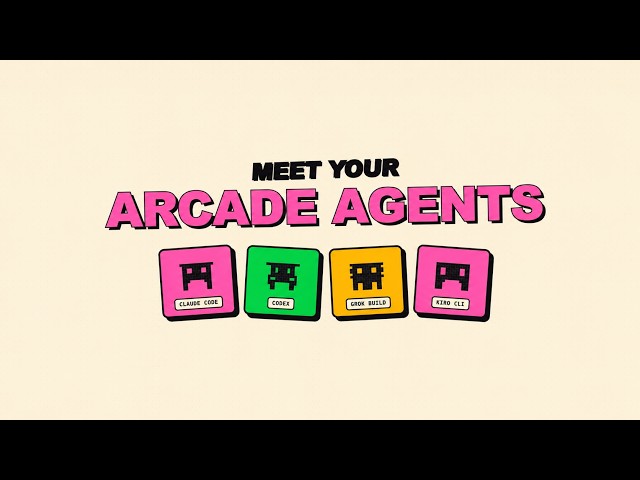 Meet Your Arcade Agents | AI Agents That Code, Build & Automate