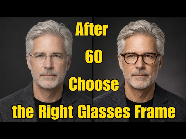 How to Choose the Right Glasses After 60 (And Look Sharper Instantly)