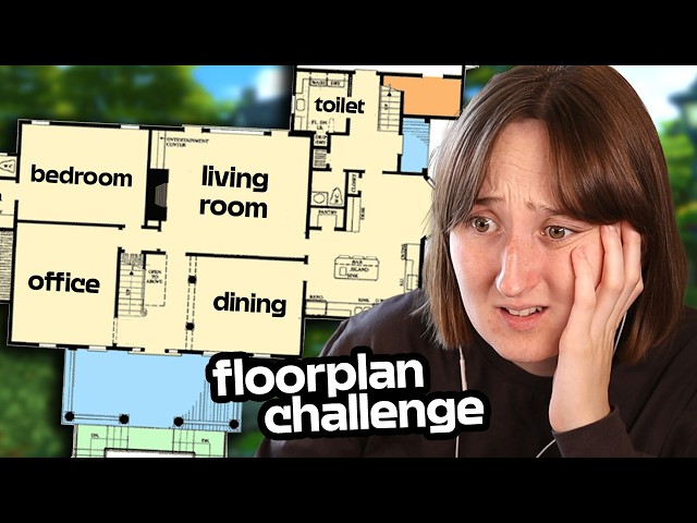 I tried rebuilding a REAL house floorplan in The Sims 4!