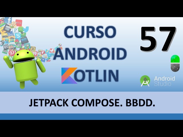 Android Kotlin Course. SQLite Database. Room. Intermediate and interface. Video 57