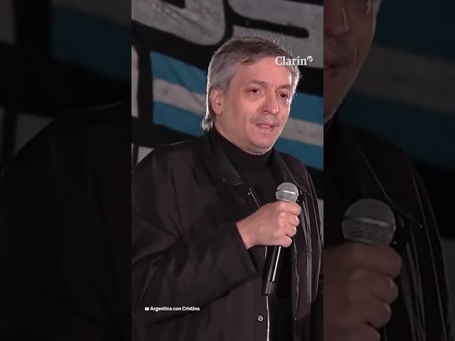 "She prepares herself, and that’s why she went to the UN," said Máximo Kirchner about Cristina