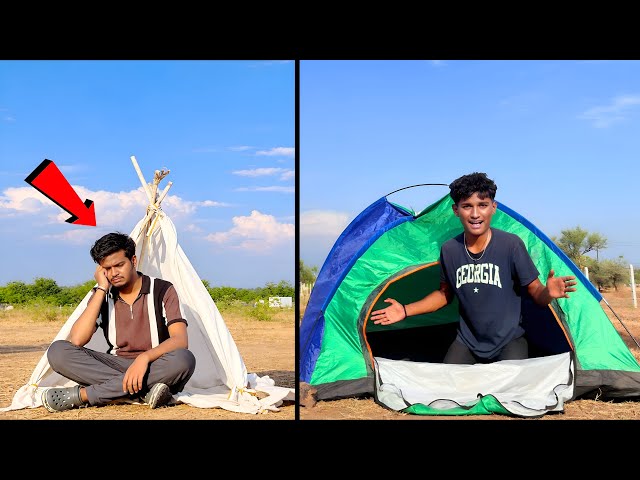 Cheap vs Expensive Overnight Survival Challenge 😳