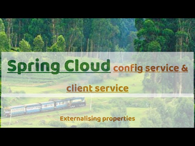 Spring cloud config server and client POC