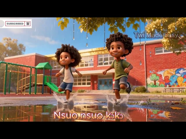 Learn Twi | Twi Nursery Rhyme | Weather | Akan Twi| Episode 19
