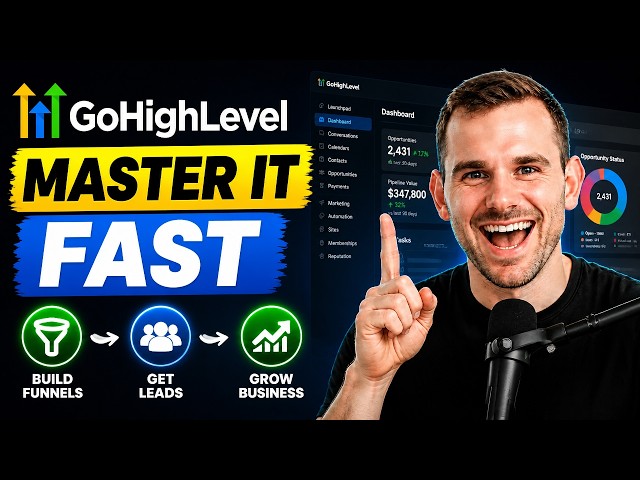 GoHighlevel Tutorial for Beginners 2026 | EVERYTHING YOU NEED TO KNOW!