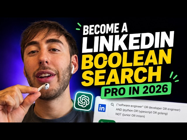 How to use Linkedin Boolean Search in 2026 (Full Guide + Examples)
