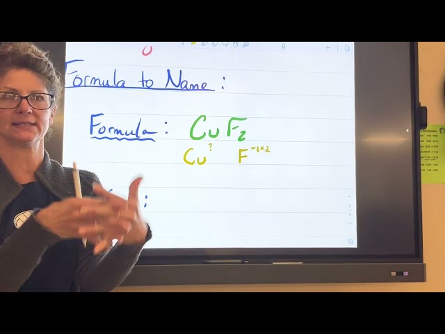 Ionic Compounds with Transition Metals Lecture core