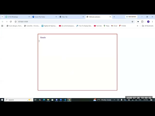 7 Attribute Selectors