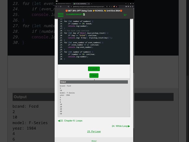 Break Continue Loop In JavaScript