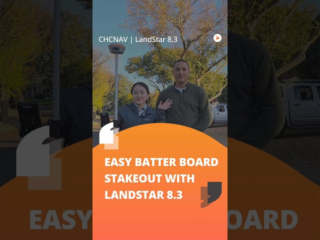 Easy Batter Board Stakeout with LandStar 8 3