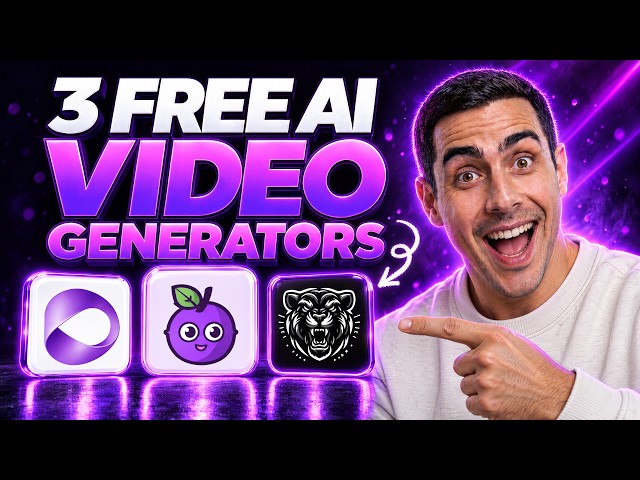 Make FREE and UNLIMITED AI Videos With These 3 Tools