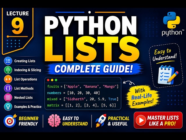 Python Lecture 9 CDP