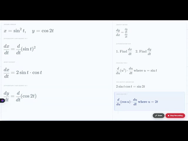 Class 12 Maths CH-2 EX-1 Q-13(i) | Parametric Differentiation