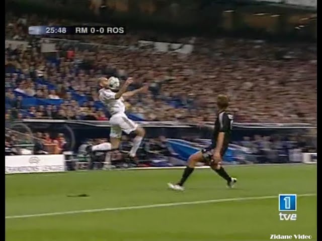 Zidane Ball Control & First Touches in 2005-06 UCL