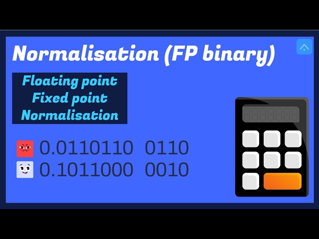 Normalisation of floating point binary numbers