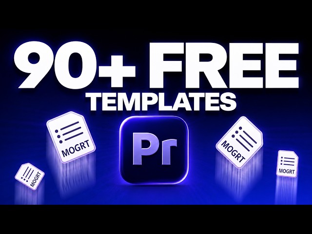 The BEST Free Premiere Pro Presets I Actually Use (90 Templates)