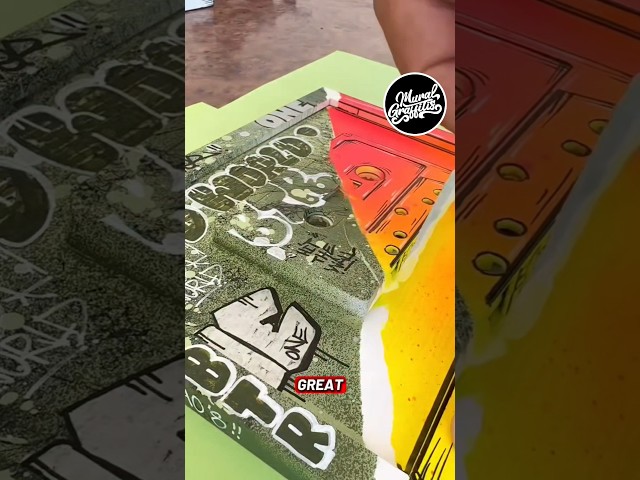 GRAFFITI TAPES 🎵 #graffiti #graffitiart #shorts