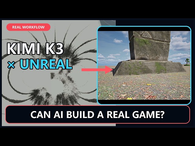 Can Kimi K3 Build an Unreal Engine Game? Real AI Game Dev Workflow