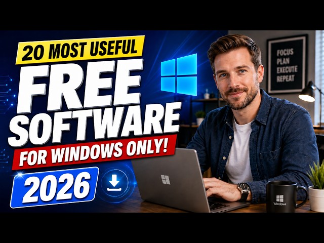 20 Most Useful Free Software for Windows Only! 2026