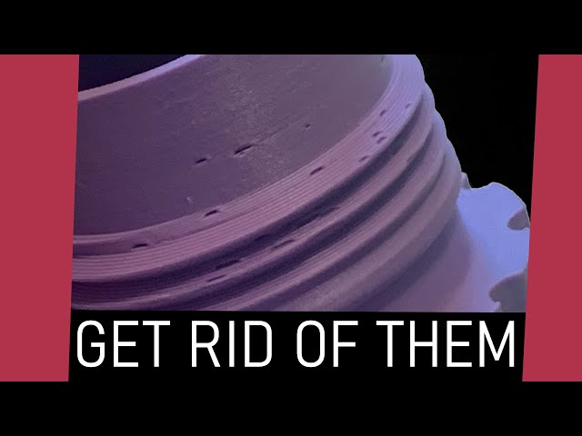 POCKMARKS - how to get rid of gaps in 3D prints